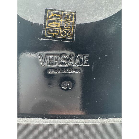 Versace Off White Motif Sandals Size 41 - Picture 11 of 16